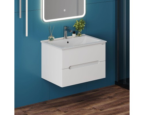 Тумба под раковину Onika Айленд 70 107063 подвесная цвет Белый