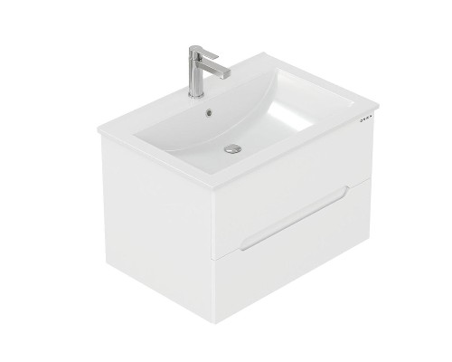 Тумба под раковину Onika Айленд 70 107063 подвесная цвет Белый