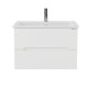 Тумба под раковину Onika Айленд 70 107063 подвесная цвет Белый