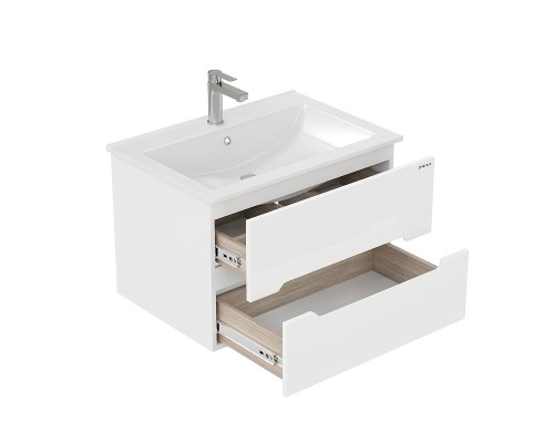 Тумба под раковину Onika Айленд 70 107063 подвесная цвет Белый