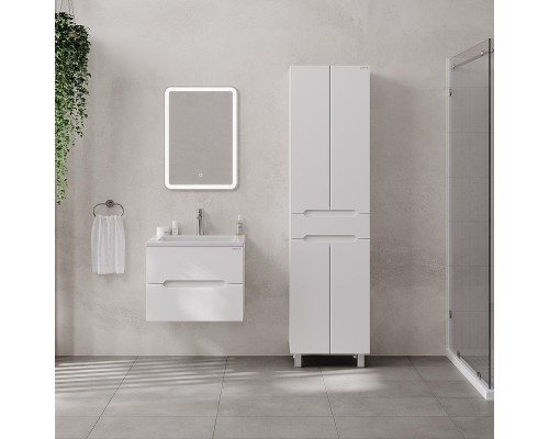 Шкаф пенал Onika Айленд 50 405003 цвет Белый