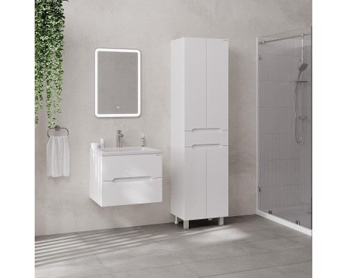 Шкаф пенал Onika Айленд 50 405003 цвет Белый