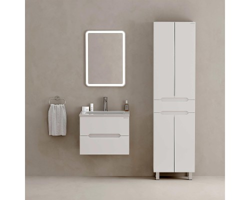 Шкаф пенал Onika Айленд 50 405003 цвет Белый