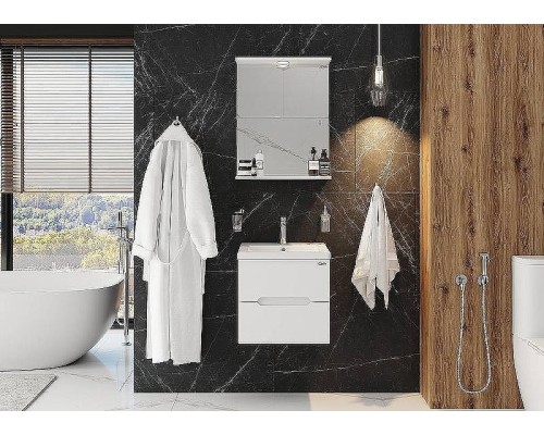 Тумба под раковину Onika Айленд 50.13 105021 подвесная Белая