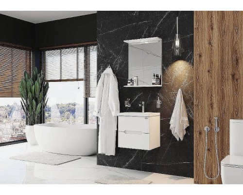 Тумба под раковину Onika Айленд 50.13 105021 подвесная Белая