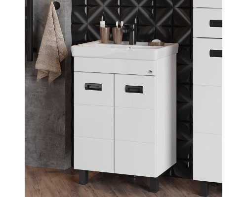 Тумба под раковину Onika Балтика 55 105552 цвет Белый