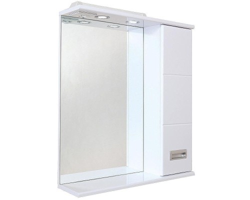 Зеркало со шкафом Onika Балтика 67.02 R 206704 с подсветкой Белое