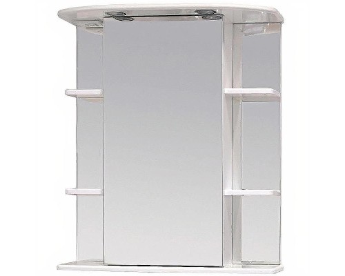 Зеркальный шкаф Onika Глория 65.02 R 206507 с подсветкой Белый