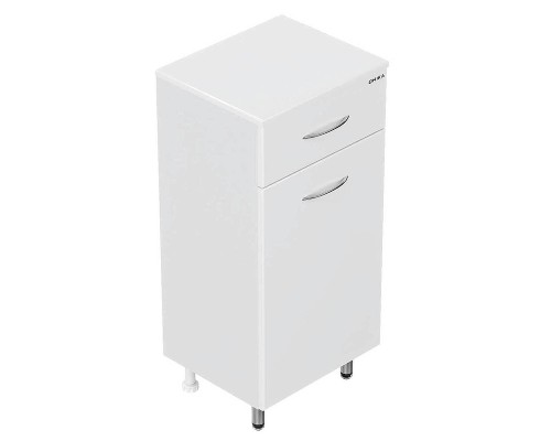 Тумба Onika Каприз 40 404014 с бельевой корзиной цвет Белый