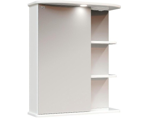 Зеркальный шкаф Onika Карина 60.01 L 206009 с подсветкой Белый