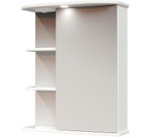 Зеркальный шкаф Onika Карина 55.01 R 205513 с подсветкой Белый