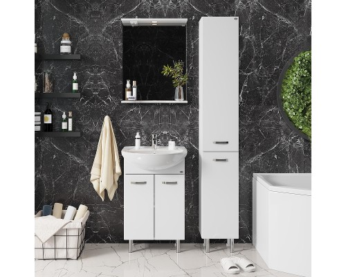 Зеркало Onika Коралл 50 205023 с подсветкой цвет Белый