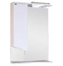 Зеркало со шкафом Onika Лайн 58.01 L 205819 с подсветкой Белое