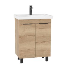 Тумба под раковину Onika Легран 50 105040 цвет Дуб галифакс