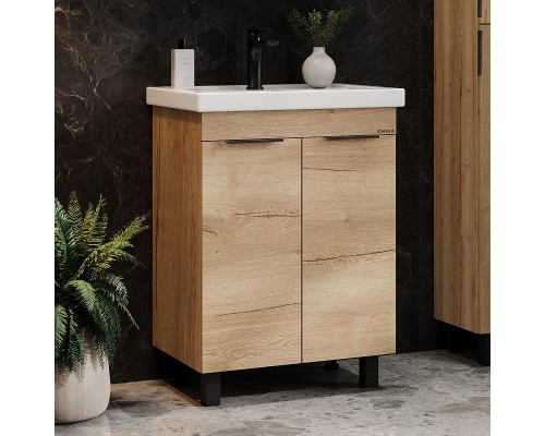 Тумба под раковину Onika Легран 70 107067 цвет Дуб галифакс