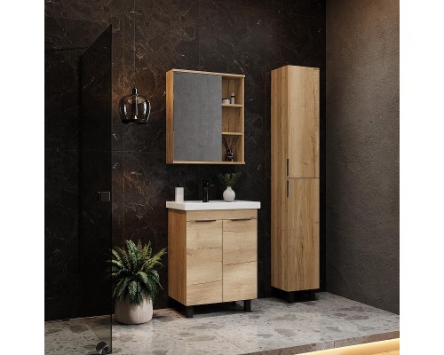 Тумба под раковину Onika Легран 70 107067 цвет Дуб галифакс