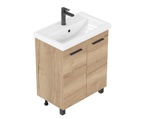 Тумба под раковину Onika Легран 70 107067 цвет Дуб галифакс