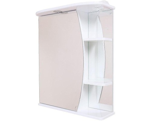 Зеркальный шкаф Onika Луна 60.01 L 206013 с подсветкой Белый