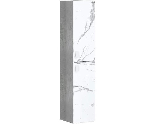 Шкаф пенал Onika Марбл 30.10 403076 подвесной Мрамор Камень бетонный