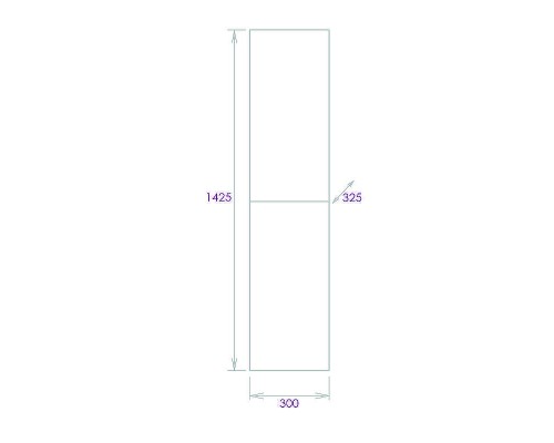 Шкаф пенал Onika Марбл 30.10 403076 подвесной Мрамор Камень бетонный