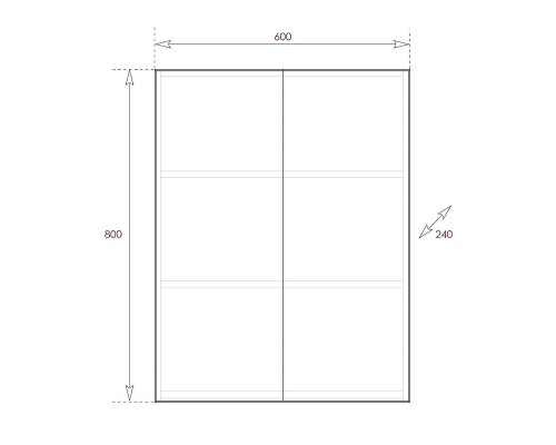 Подвесной шкаф Onika Маркус 60 306010 цвет Белый