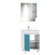 Тумба под раковину Onika Марви 60 106153 цвет Белый Бирюзовый