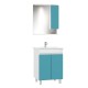Тумба под раковину Onika Марви 60 106153 цвет Белый Бирюзовый