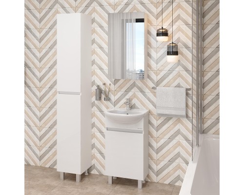 Тумба под раковину Onika Милтон 45 R 104510 цвет Белый