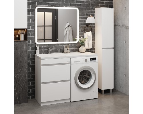 Тумба под раковину Onika Милтон 58 105801 цвет Белый