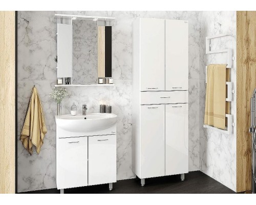 Шкаф пенал Onika Модерн 60.10 406002 Белый