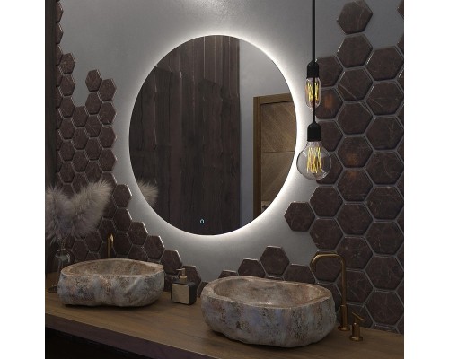 Зеркало Onika Сола 50 205025 с подсветкой с сенсорным выключателем и диммером