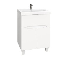 Тумба под раковину Onika Стрим 60 106154 цвет Белый
