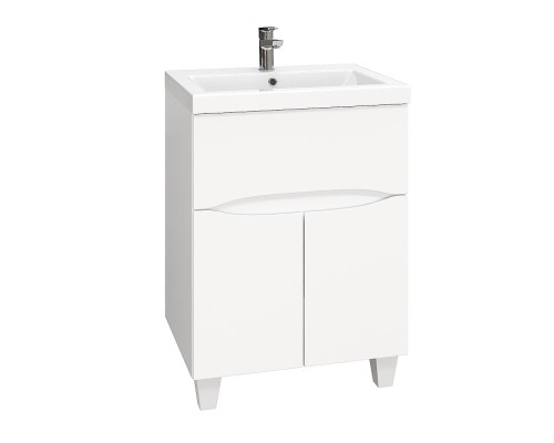 Тумба под раковину Onika Стрим 60 106154 цвет Белый