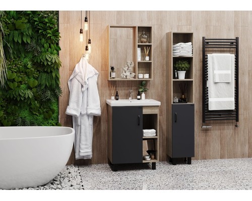 Шкаф пенал Onika Тимбер 30 403067 цвет Дуб сонома