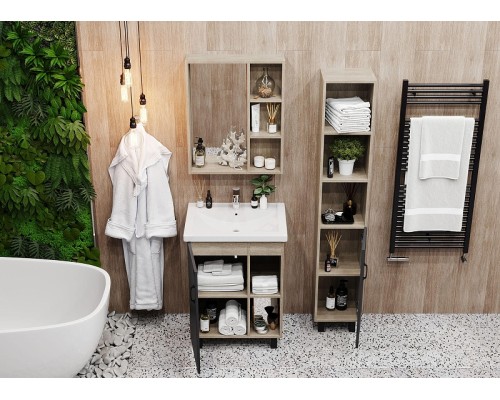 Шкаф пенал Onika Тимбер 30 403067 цвет Дуб сонома