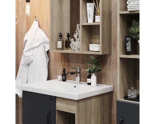 Тумба под раковину Onika Тимбер 60.01 106116 Серый матовый Дуб сонома