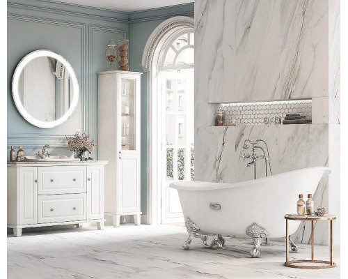 Шкаф пенал Roca Carmen 44 857137415 Сатин белый