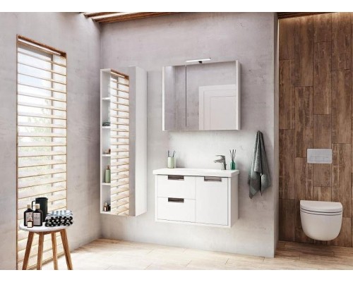 Тумба под раковину Roca Etna 80 857301806 подвесная Белый глянец