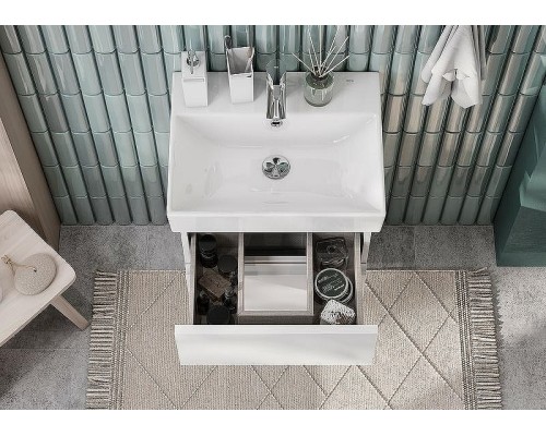 Тумба под раковину Roca Oleta 50 A857638806 подвесная Белый глянец