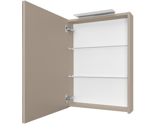 Зеркальный шкаф Roca Oleta 50 L A857643515 с подсветкой Капучино