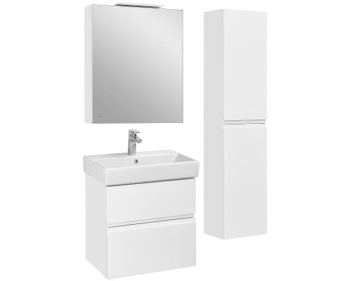 Зеркальный шкаф Roca Oleta 60 R A857646806 с подсветкой Белый глянец