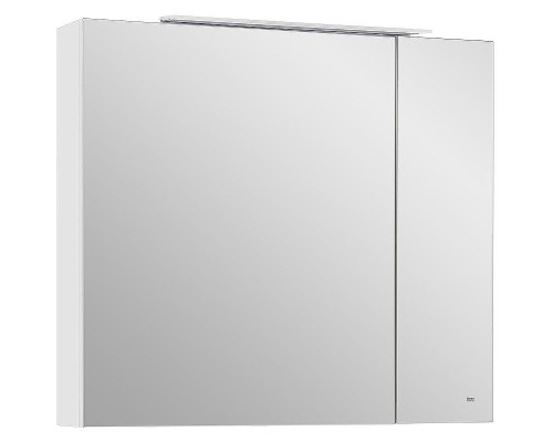 Зеркальный шкаф Roca Oleta 80 A857647806 с подсветкой Белый глянец