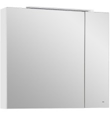 Зеркальный шкаф Roca Oleta 80 A857647501 с подсветкой Белый матовый