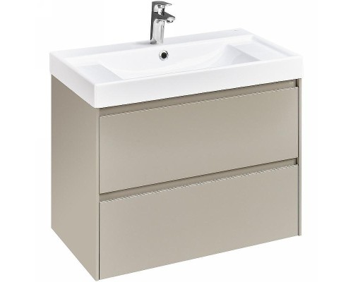 Тумба под раковину Roca Ona 80 A857630510 подвесная Бежево-серый матовый