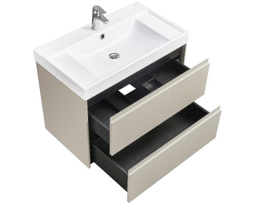 Тумба под раковину Roca Ona 80 A857630510 подвесная Бежево-серый матовый