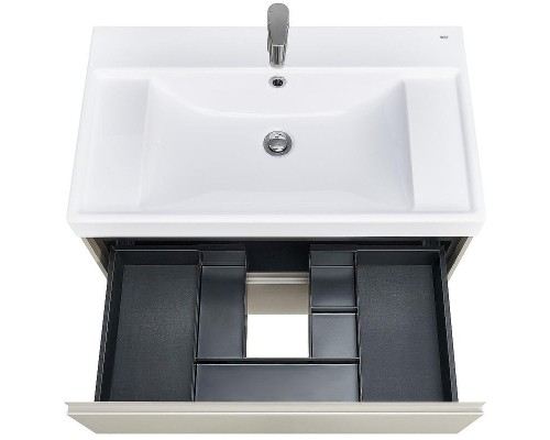 Тумба под раковину Roca Ona 80 A857630510 подвесная Бежево-серый матовый