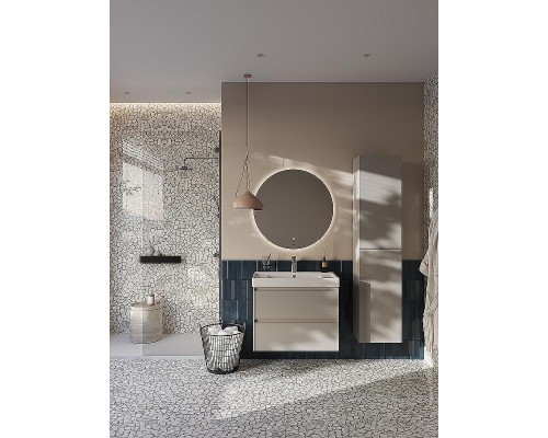 Тумба под раковину Roca Ona 80 A857630510 подвесная Бежево-серый матовый