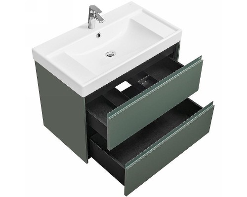 Тумба под раковину Roca Ona 80 A857630513 подвесная Зеленая матовая