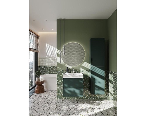 Шкаф пенал Roca Ona 40 A857635513 подвесной Зеленый матовый