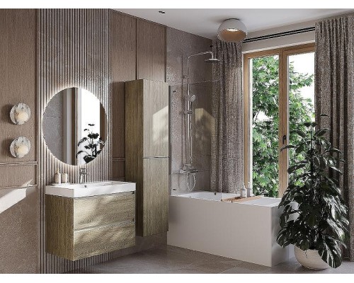 Тумба под раковину Roca Ona 80 A857630511 подвесная Темный вяз